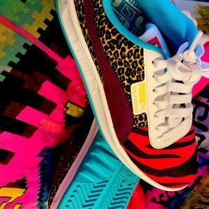 Brand New‼️Puma Crazy 🦓 Animal Print: Size 7.5🥰